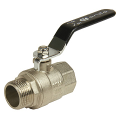 Кран шар. для воды 3/4" г/ш рычаг,  никель,  ONDO Кран шар. для воды 3/4" г/ш рычаг,  никель,  ONDO