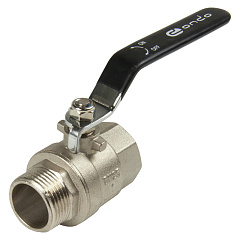 Кран шар. для воды 1" г/ш рычаг,  никель,  ONDO Кран шар. для воды 1" г/ш рычаг,  никель,  ONDO