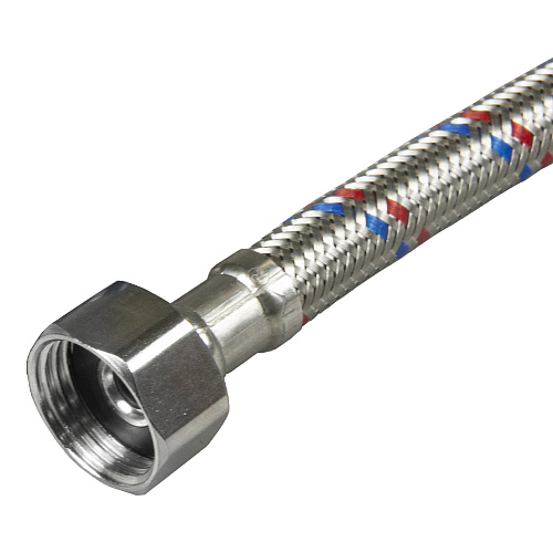 Подводка для воды сталь 1/2" г/г 50 cм CTM Подводка для воды сталь 1/2" г/г 50 cм CTM