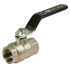 Кран шар. для воды 1/2" г/г рычаг,  никель,  ONDO Кран шар. для воды 1/2" г/г рычаг,  никель,  ONDO