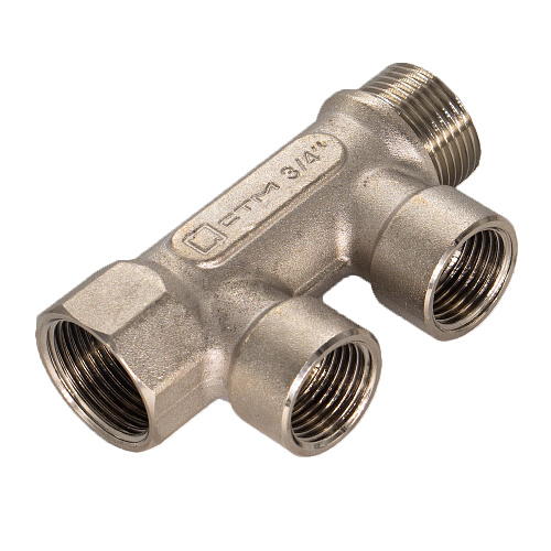 Купить Коллектор 2 выхода (внутренняя резьба) 3/4"х1/2" СТМ в Москве