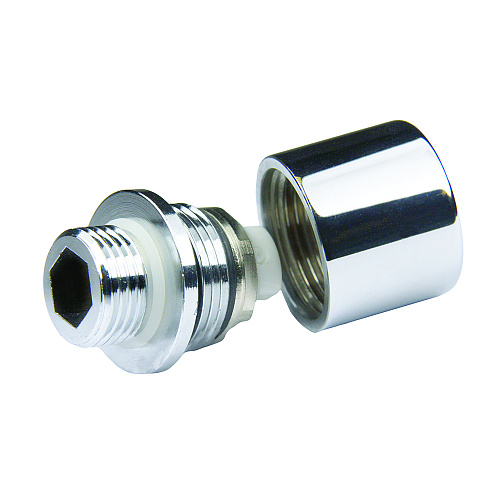 Купить Переходник 1/2"х3/4" ш/ш с воздухоотводчиком, колпачком для п/с хром. СТМ ТЕРМО в Москве